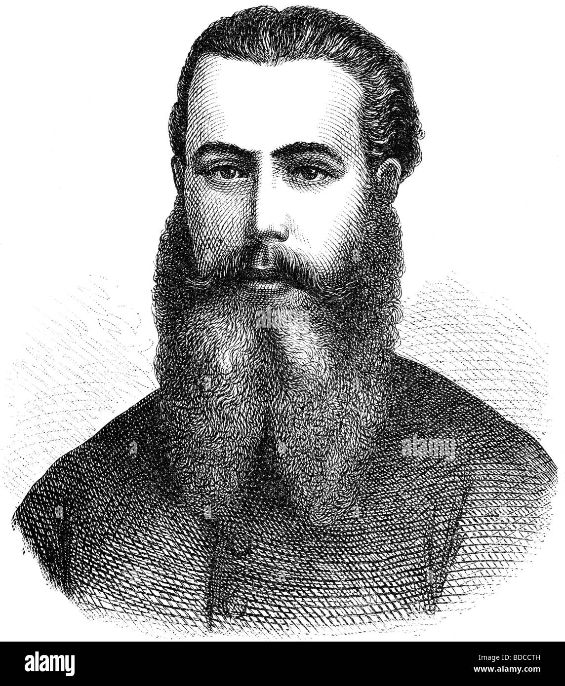 Emperador maximiliano i de mexico Imágenes de stock en blanco y negro