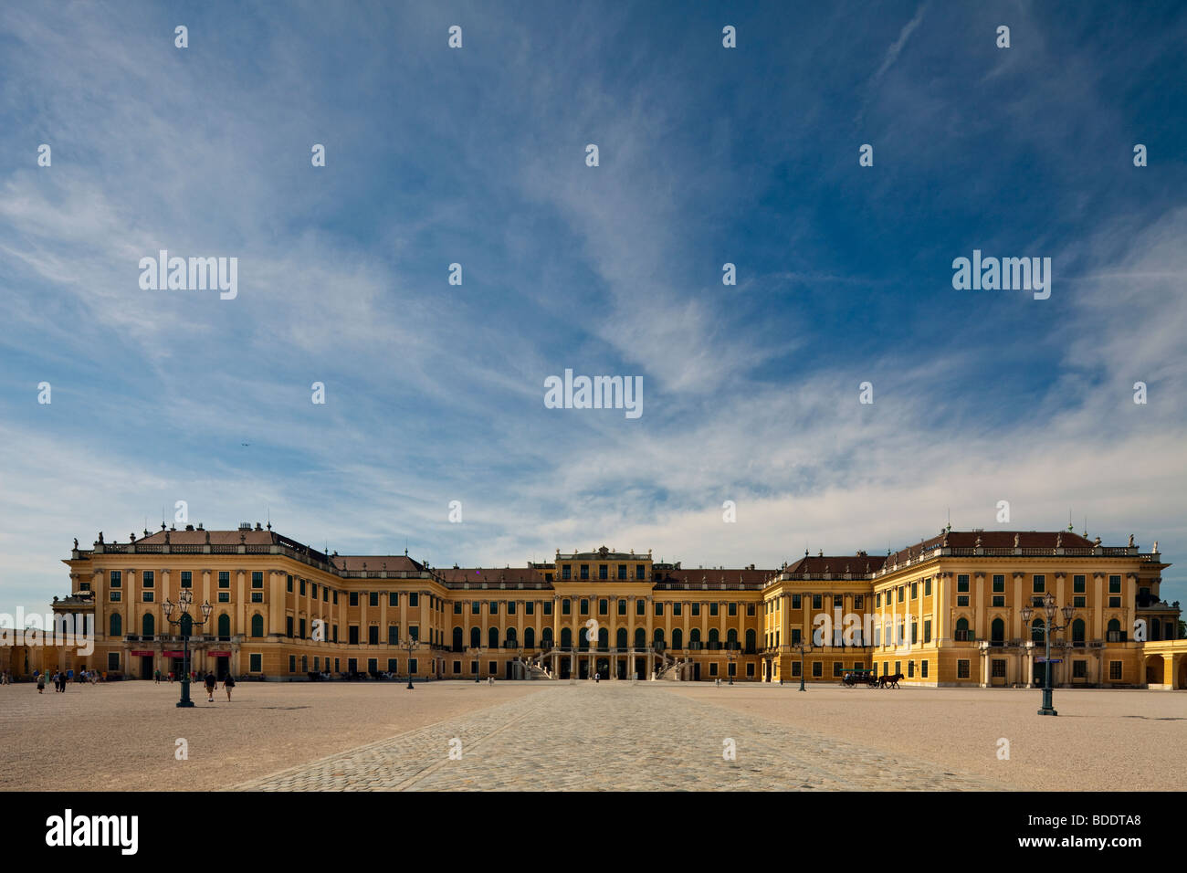 El Palacio de Schönbrunn, Viena, Austria Foto de stock