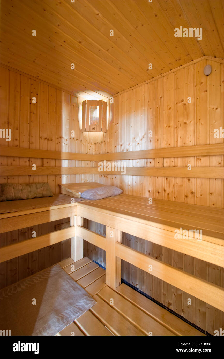 Sauna Foto de stock