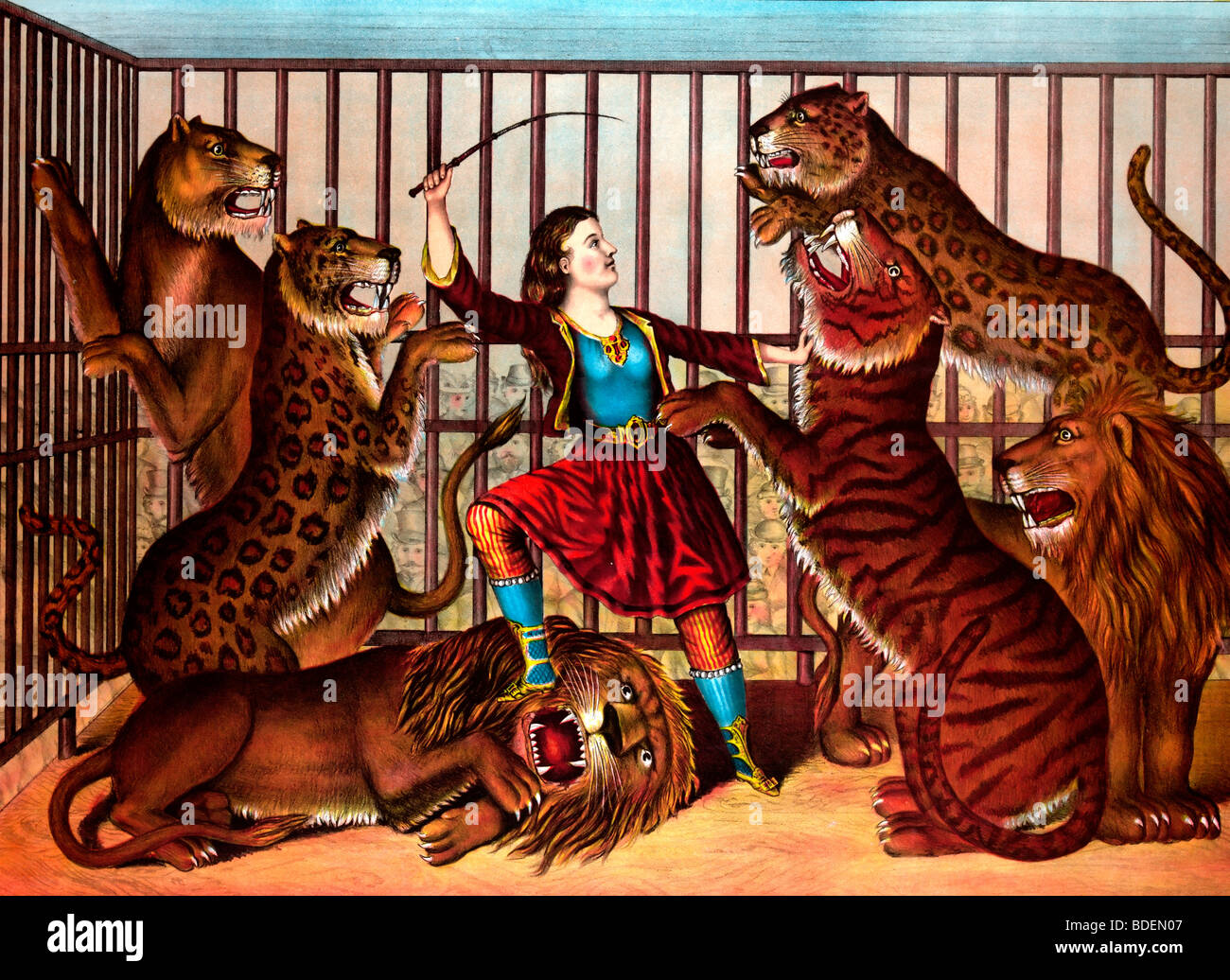 Lion tamer woman fotografías e imágenes de alta resolución - Alamy