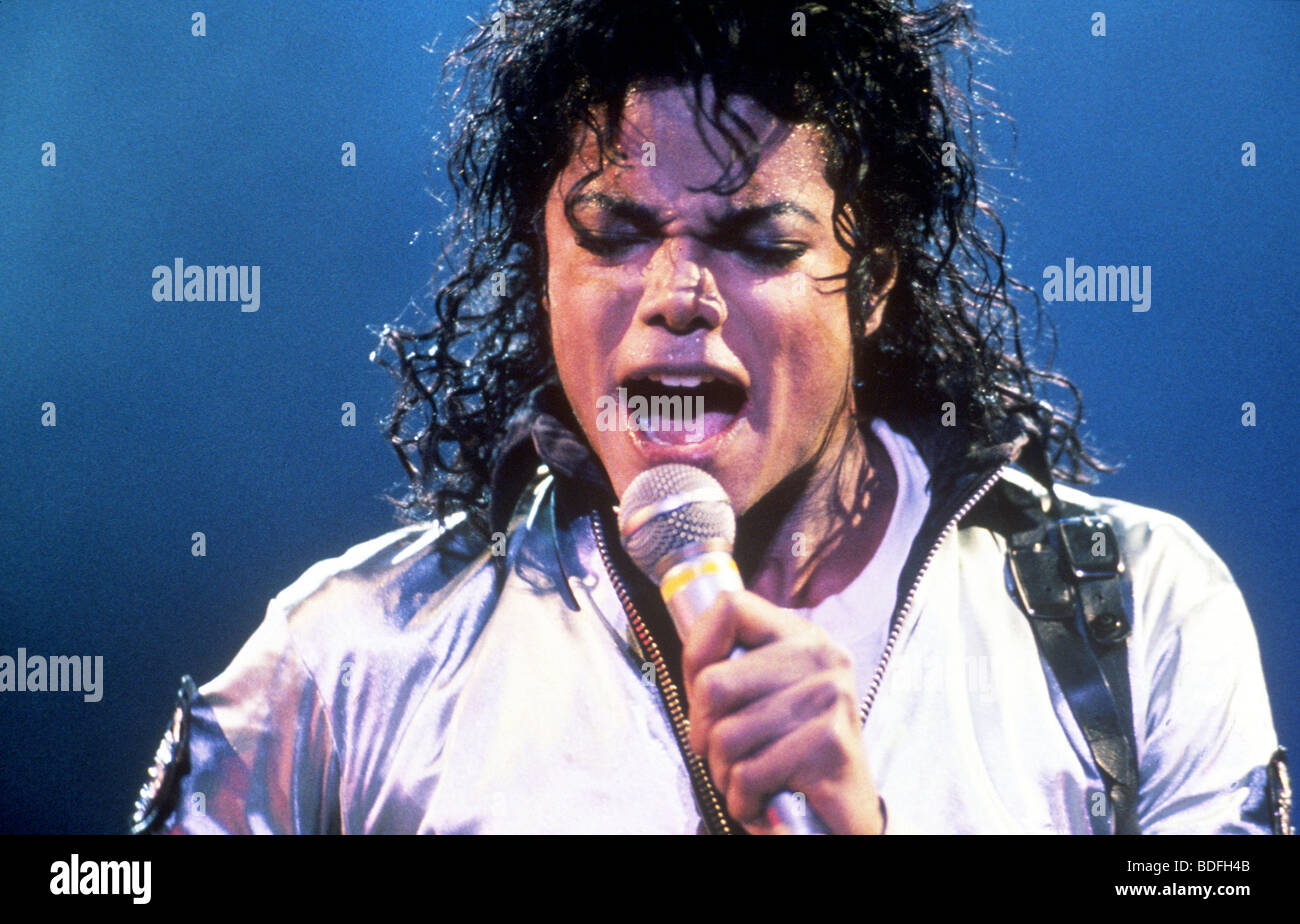MICHAEL JACKSON - cantante pop estadounidense en 1988 Foto de stock