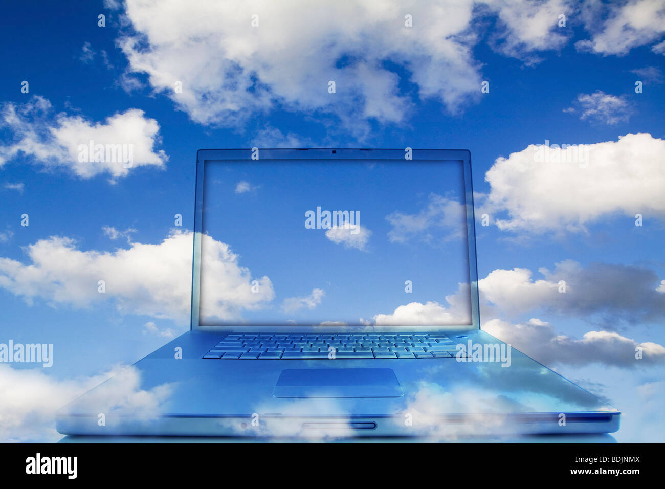 Computación en la nube Foto de stock