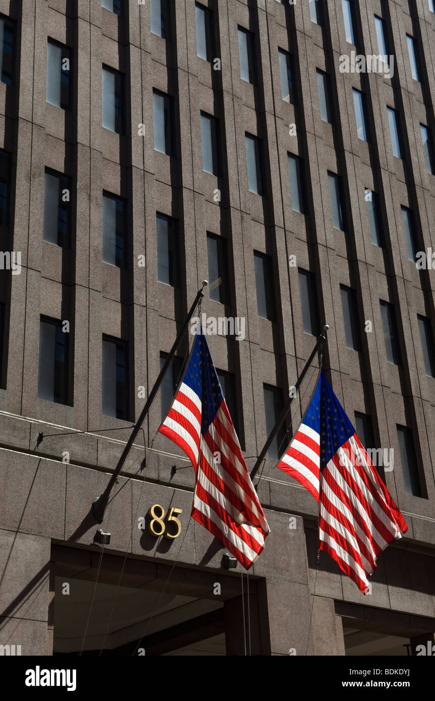 La firma de corretaje Goldman Sachs sede mundial en Nueva York el jueves, 27 de agosto de 2009. (© Frances M. Roberts) Foto de stock