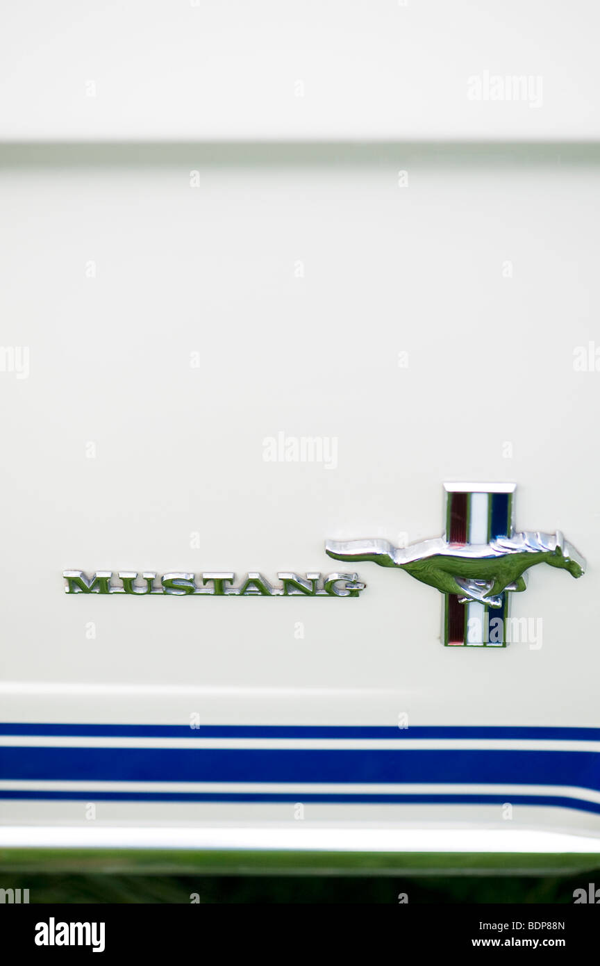 Ford Mustang insignias de puerta Foto de stock