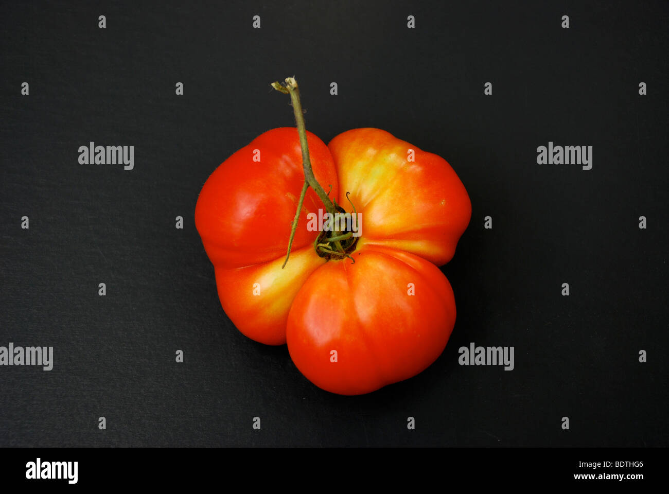 Super fantástico, tomate cultivado en casa Foto de stock