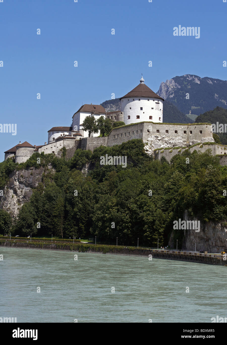El Festung Kufstein castillo, Kufstein, Austria, Europa Foto de stock