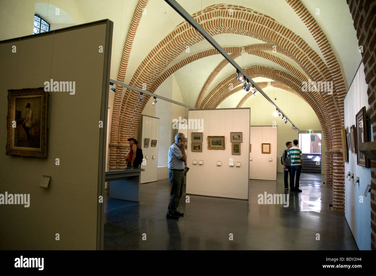 Uno de los más recientes en las galerías del museo Touloue-Lautrec Albi Foto de stock