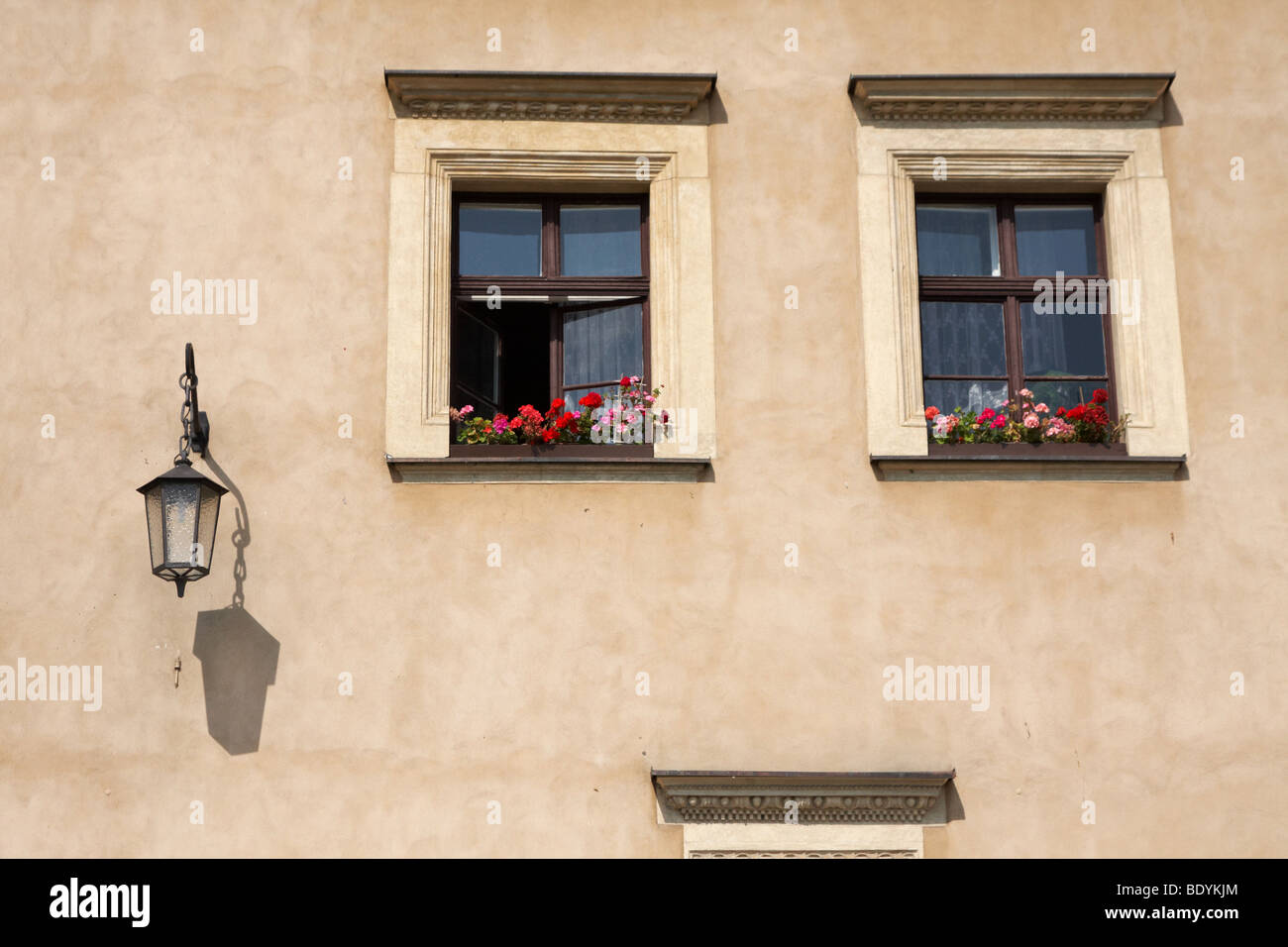 Detalle de windows Wawel Cracovia Cracovia Polonia Foto de stock