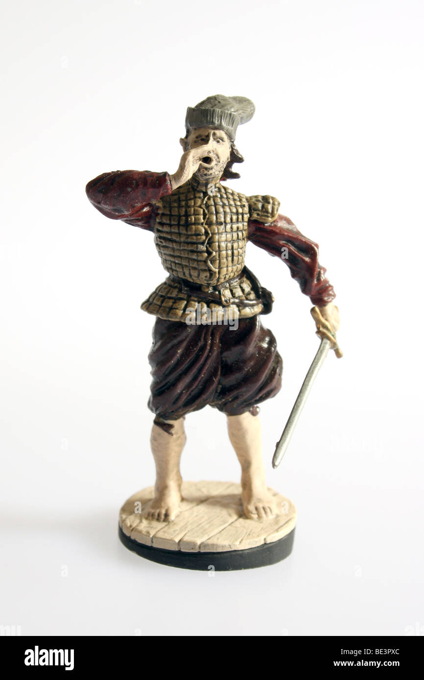 Un marinero isabelino, 1580. Un coleccionable Franklin Mint soldado Foto de stock