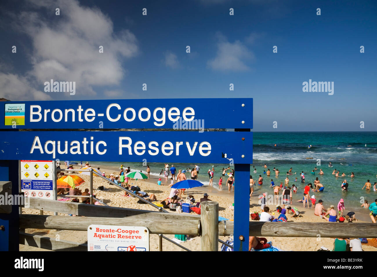 La reserva acuática Bronte-Coogee en Bronte Beach. Sydney, New South Wales, Australia Foto de stock
