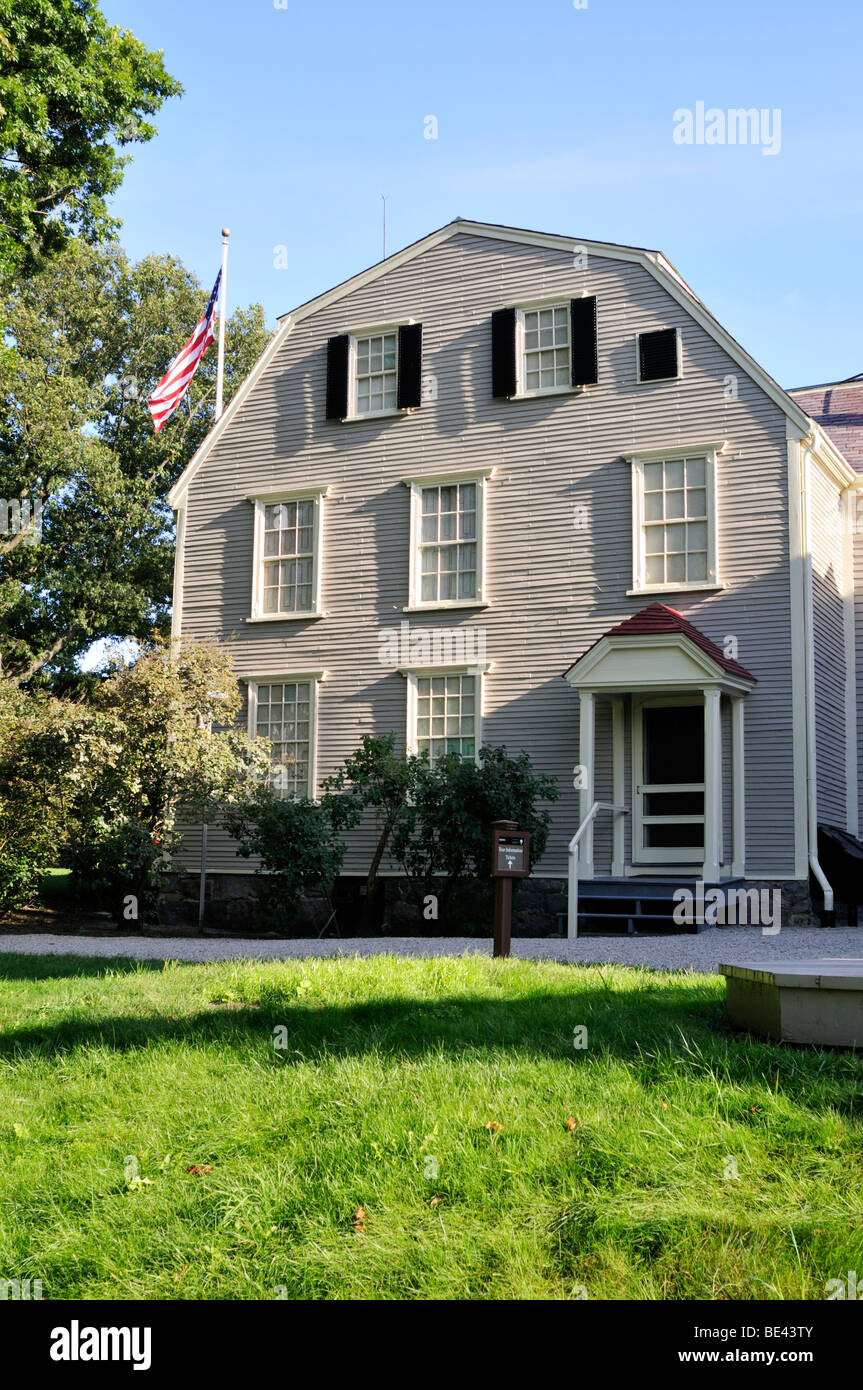 Casa histórica del presidente John Quincy Adams en Quincy, Massachusetts Foto de stock