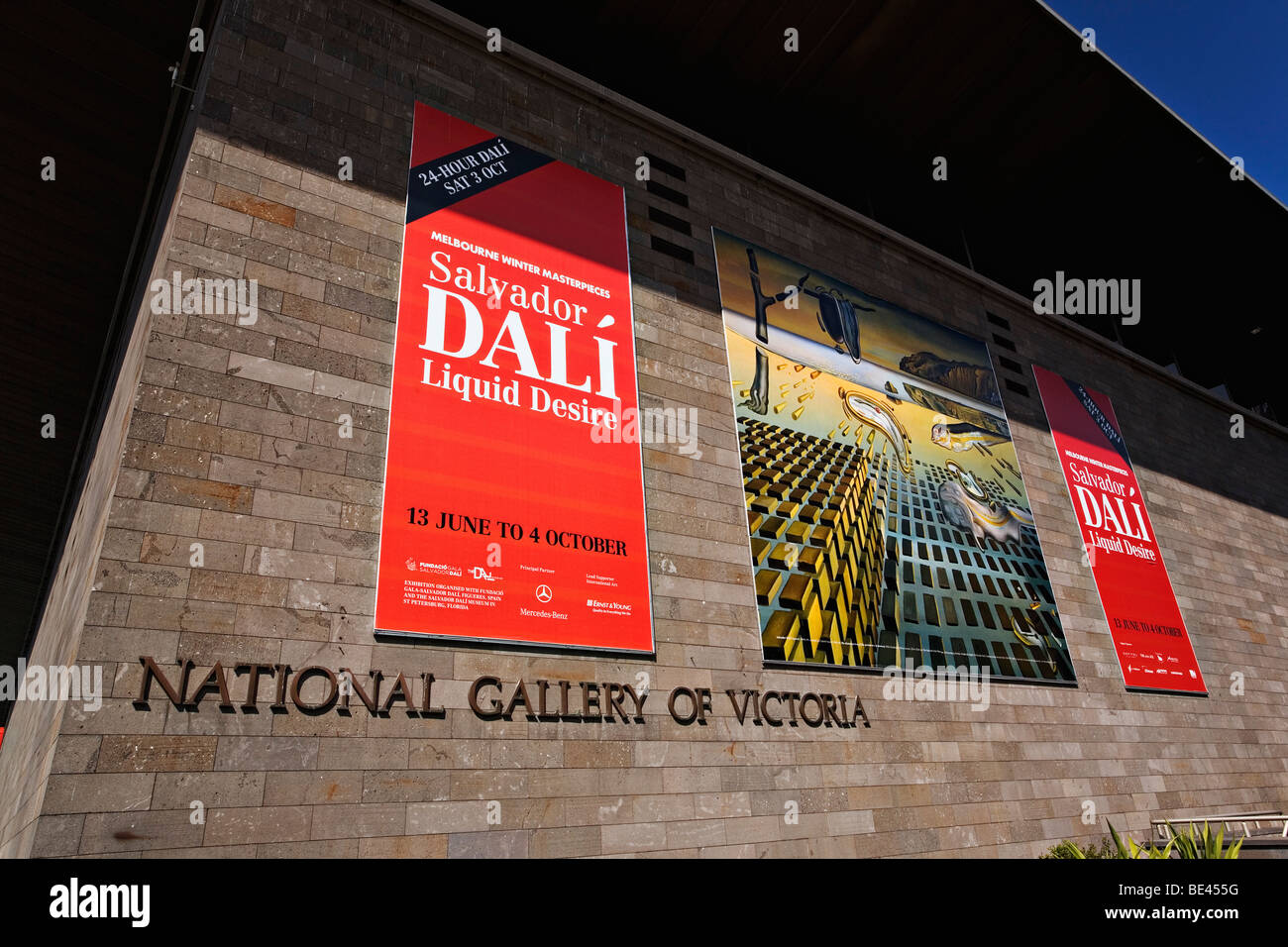 Atracciones de Melbourne / La Galería Nacional de Victoria en Melbourne, Victoria, Australia. Foto de stock