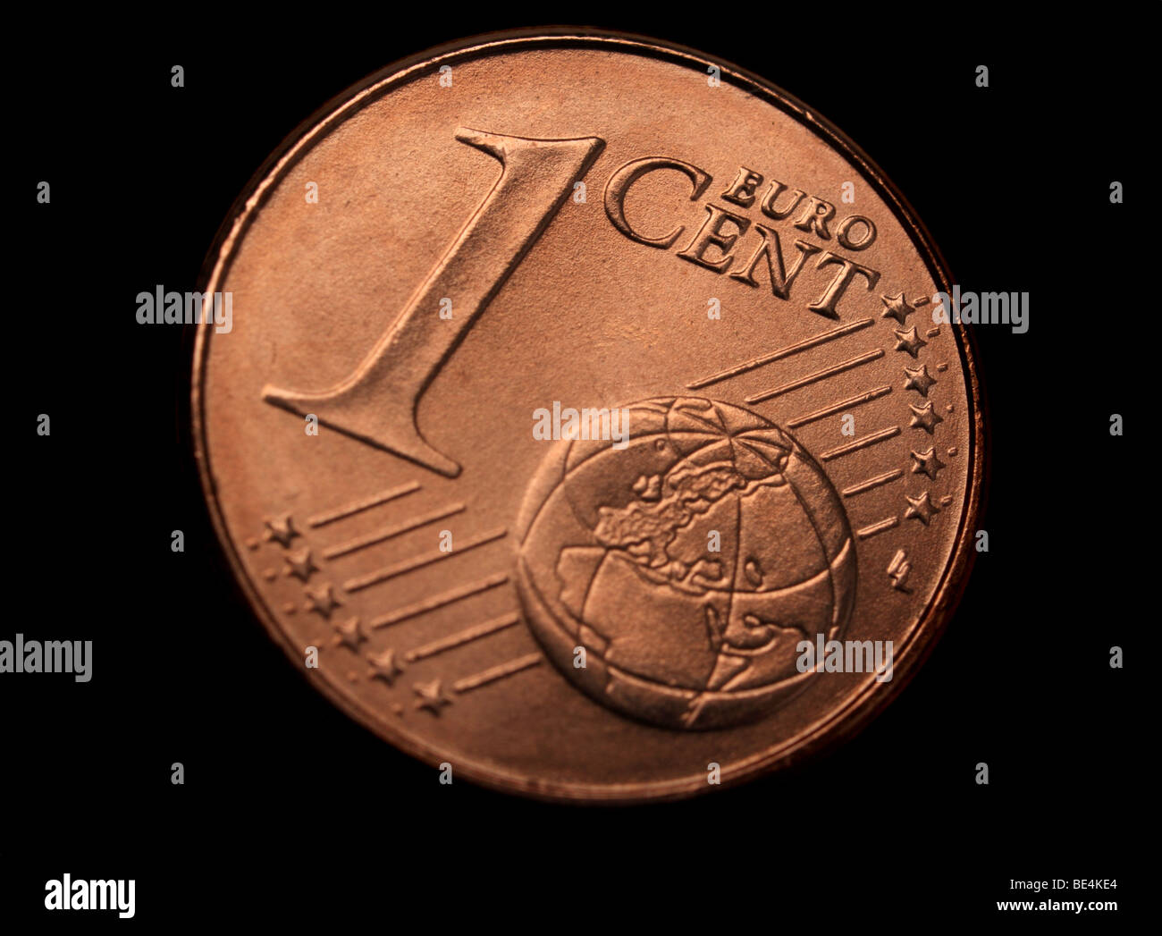 Céntimos de euro Foto de stock