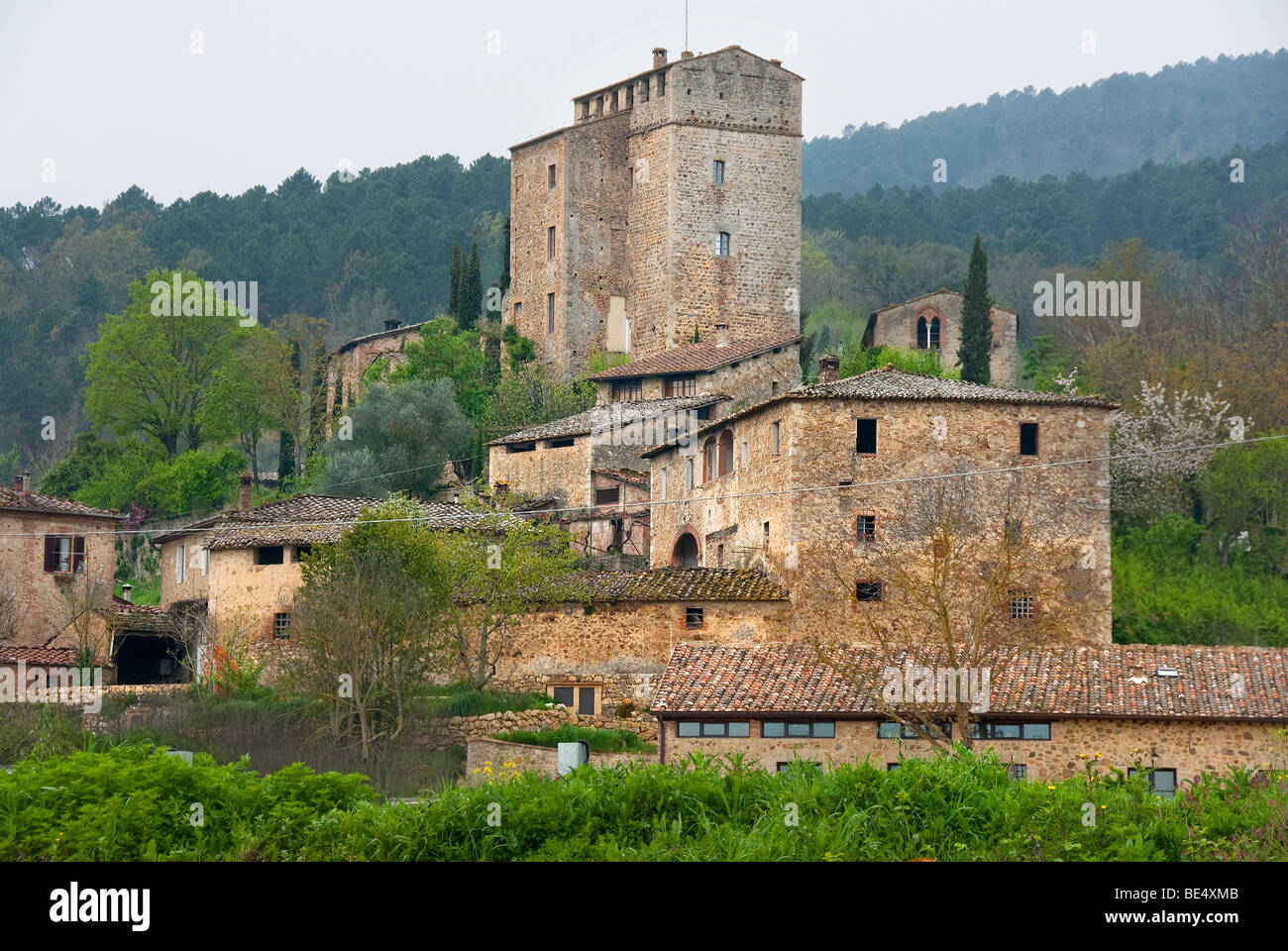 Stigliano, provincia de Siena Toscana Italia Foto de stock
