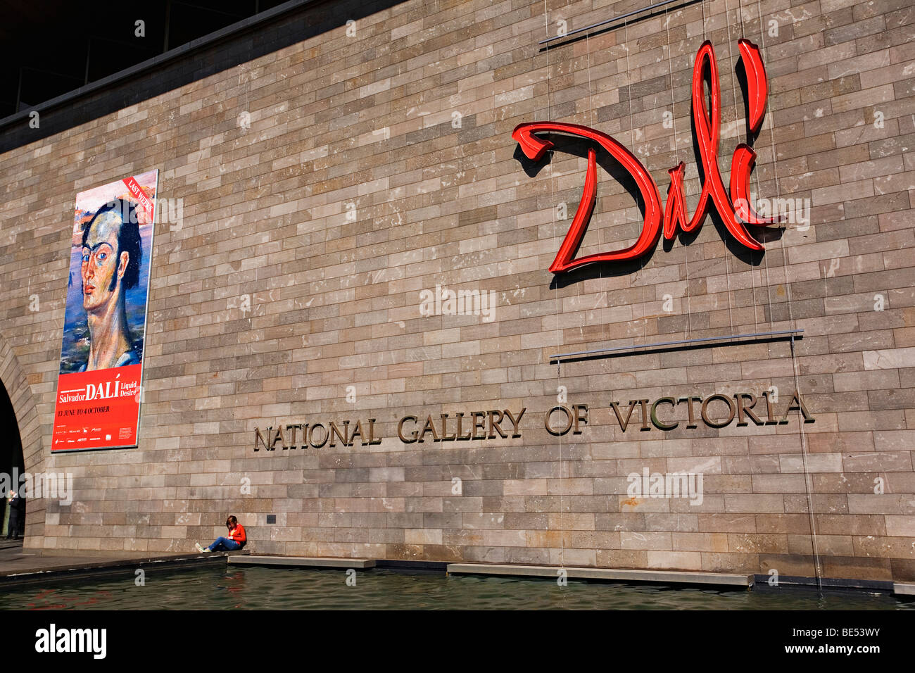 Atracciones de Melbourne / La Galería Nacional de Victoria en Melbourne, Victoria, Australia. Foto de stock