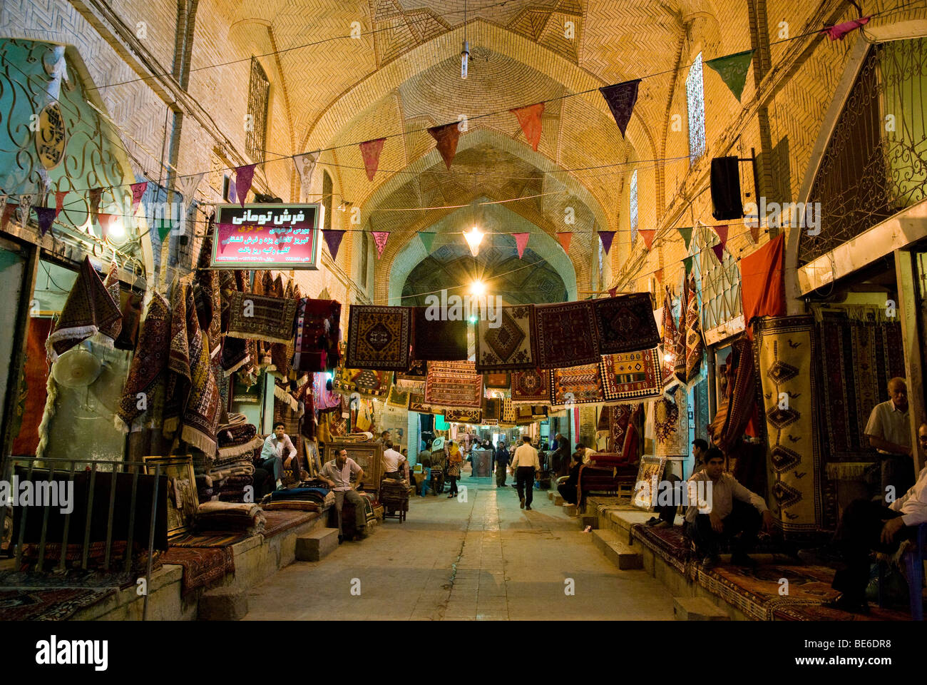 Bazar-e-Vakil, Shiraz, Irán Foto de stock