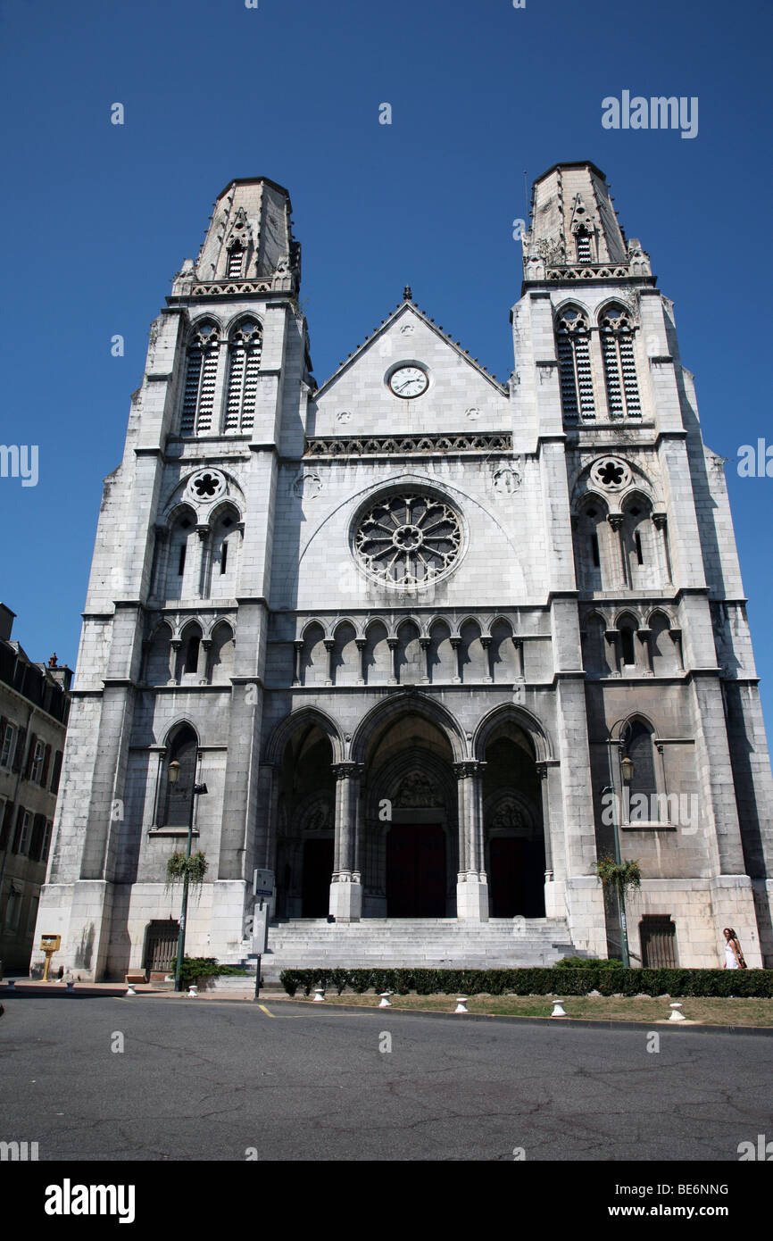 Eglise Reformee en Pau, Francia Foto de stock