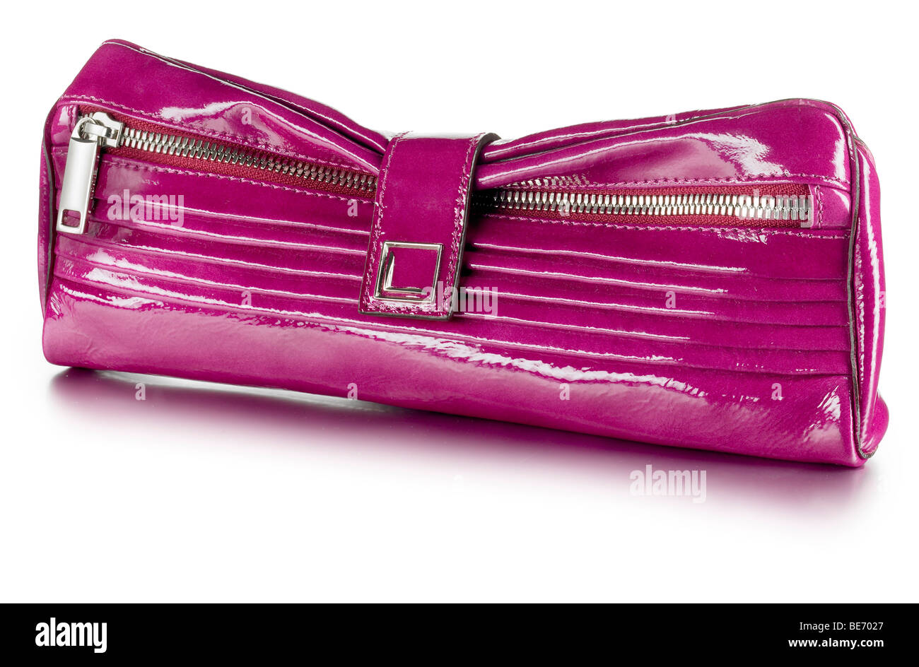 Hot Pink bolso de cuero Foto de stock