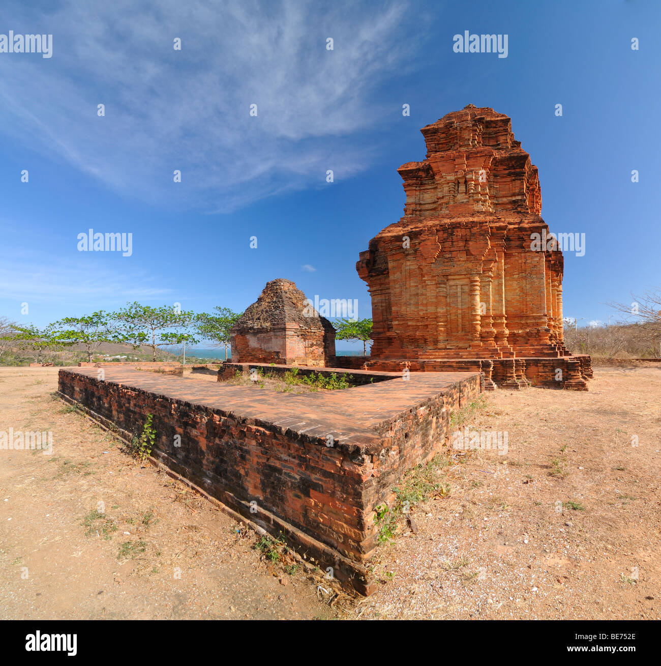 Po Shanu, torre Cham, santuario, templo complejo entre Mui Ne y Phan Thiet, Vietnam, Asia Foto de stock