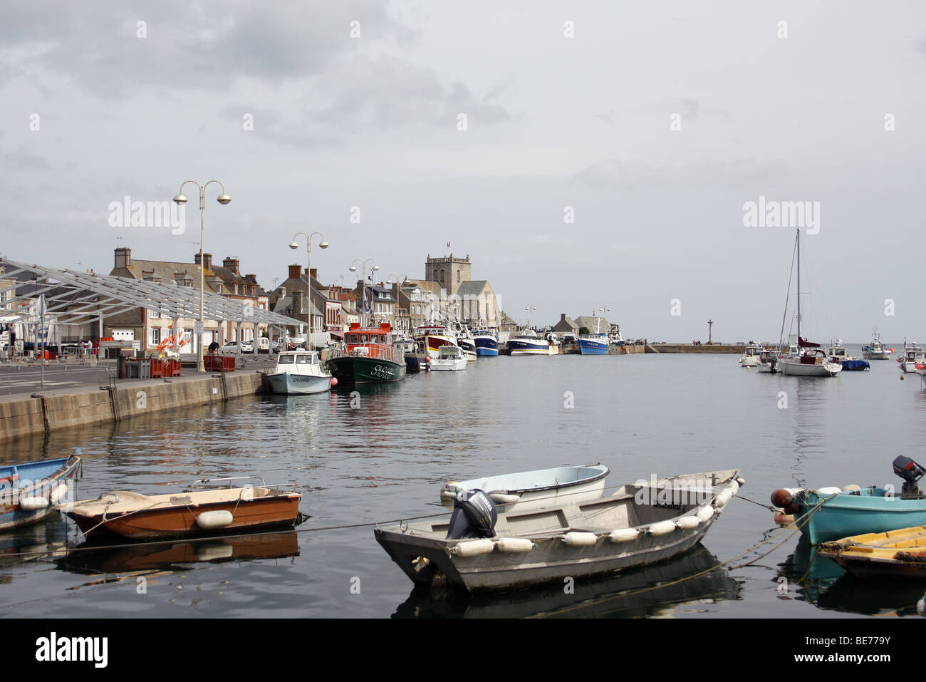 Barfleur, Normandie Foto de stock
