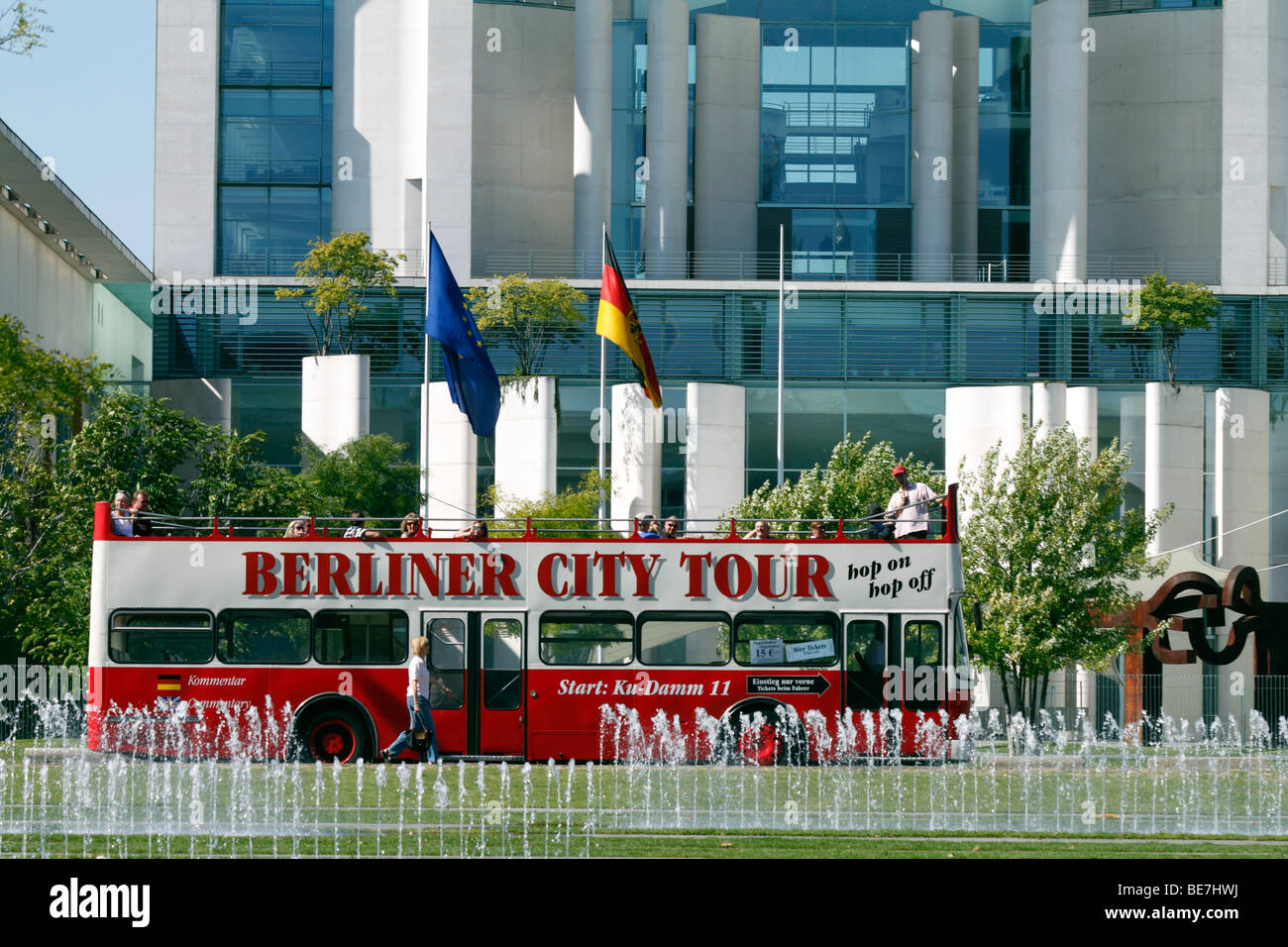 Berlin, Berlin, la oficina del Canciller Federal alemán, el Bundeskanzleramt. Ue/DE/DEU/GER/Europa/Alemania, capital de Rec Foto de stock