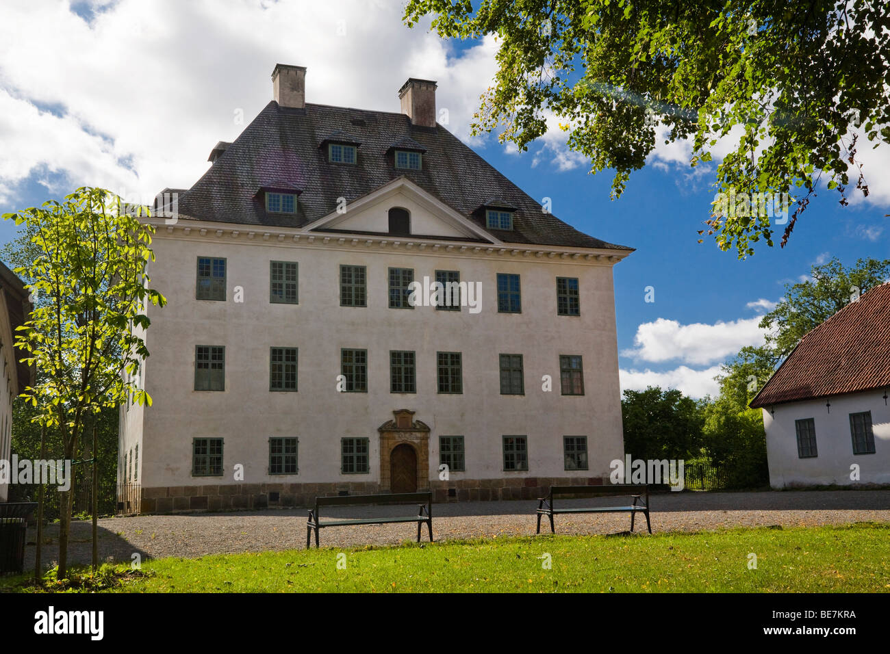 Finlandia, en el oeste de Finlandia, en Askainen Louhisaari Manor, lugar de nacimiento de C.G.E. El Mariscal Mannerheim de Finlandia Foto de stock