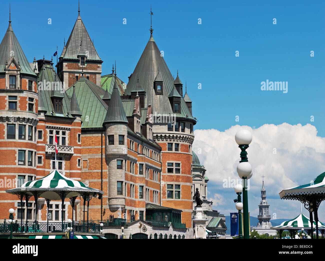 Canadá, Quebec, la ciudad de Quebec, el Chateau Frontenac Hotel Foto de stock