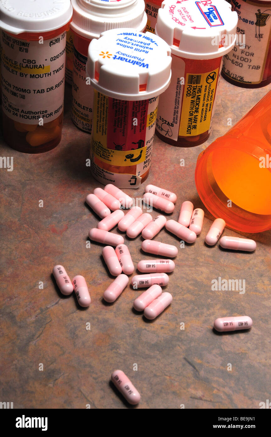 El litio, un medicamento utilizado para tratar el trastorno bipolar  Fotografía de stock - Alamy