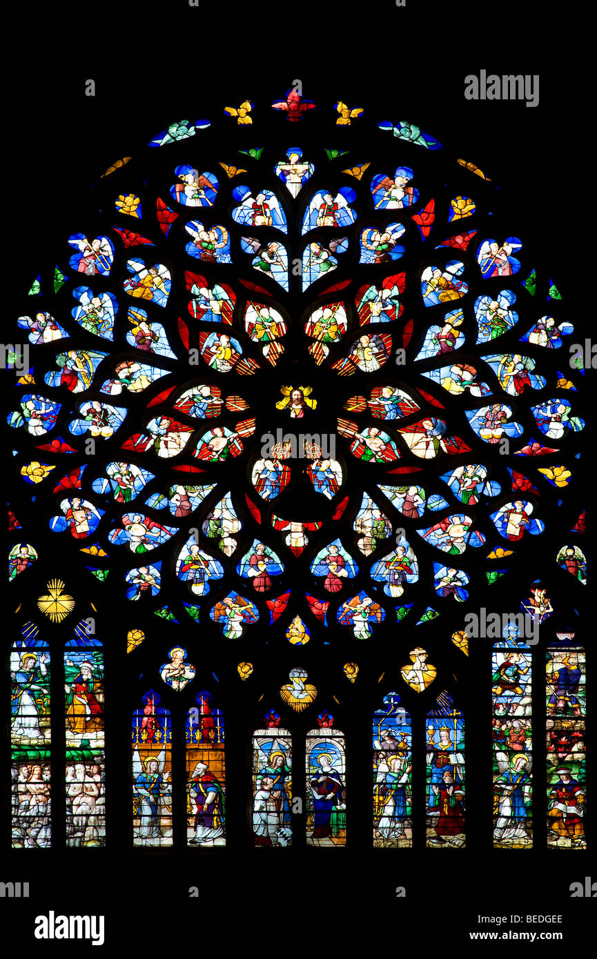 La Catedral de Saint-etienne, SENS Foto de stock