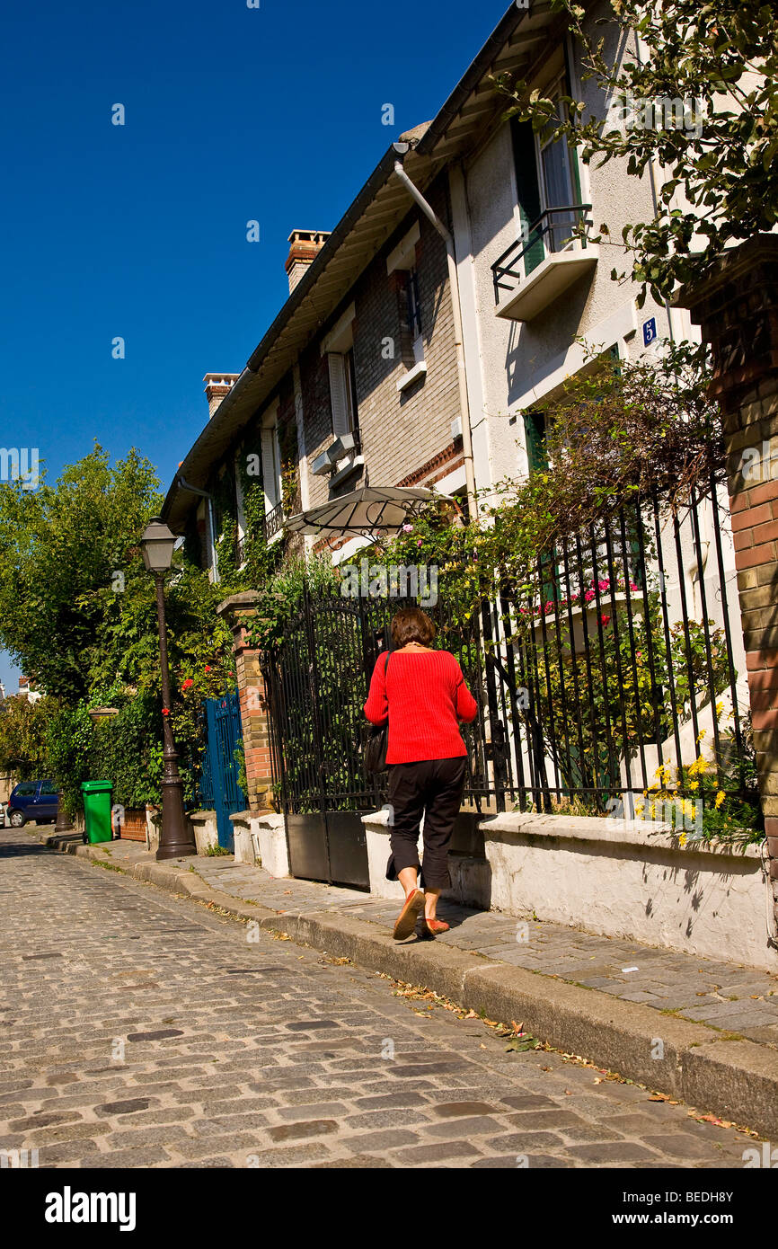 BLANC STREET, París Foto de stock