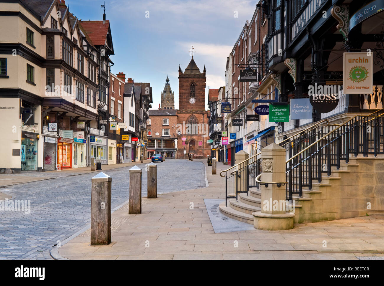 Bridge Street, Chester, Cheshire, Inglaterra, Reino Unido. Foto de stock