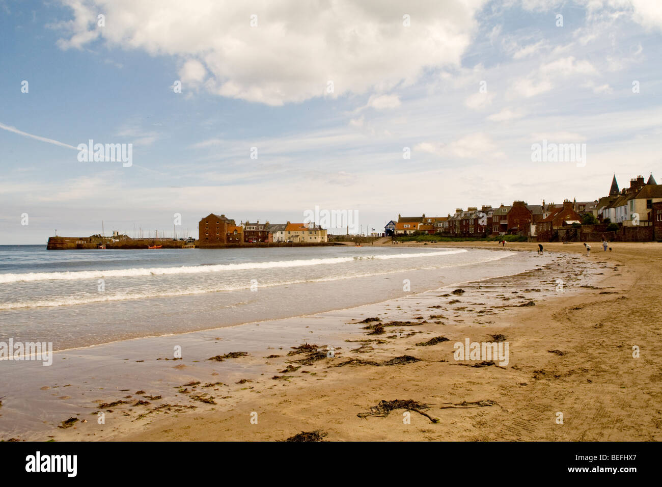Playa en North Berwick en East Lothian Foto de stock
