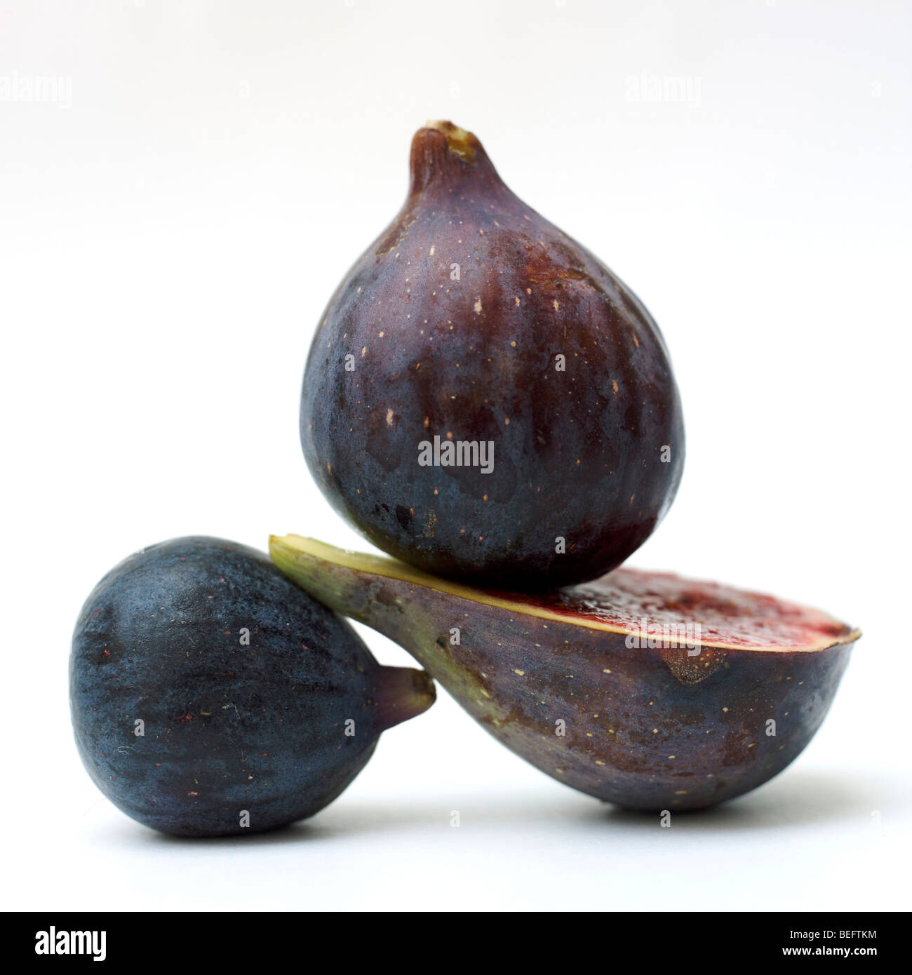 Figs fotografiado en estudio. Foto de stock