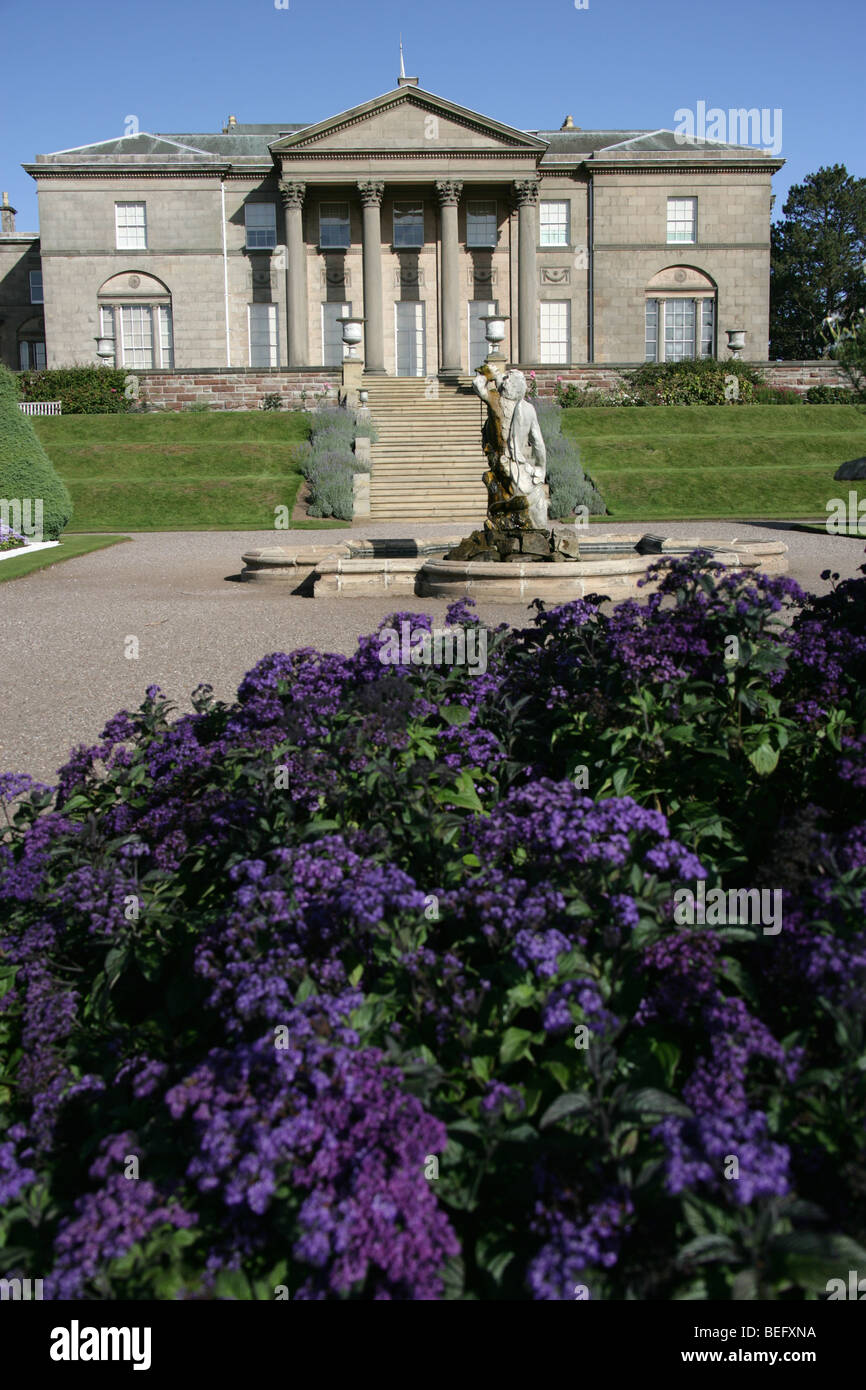 Finca de Tatton Park, Inglaterra. El siglo XVIII Samuel Wyatt diseñado