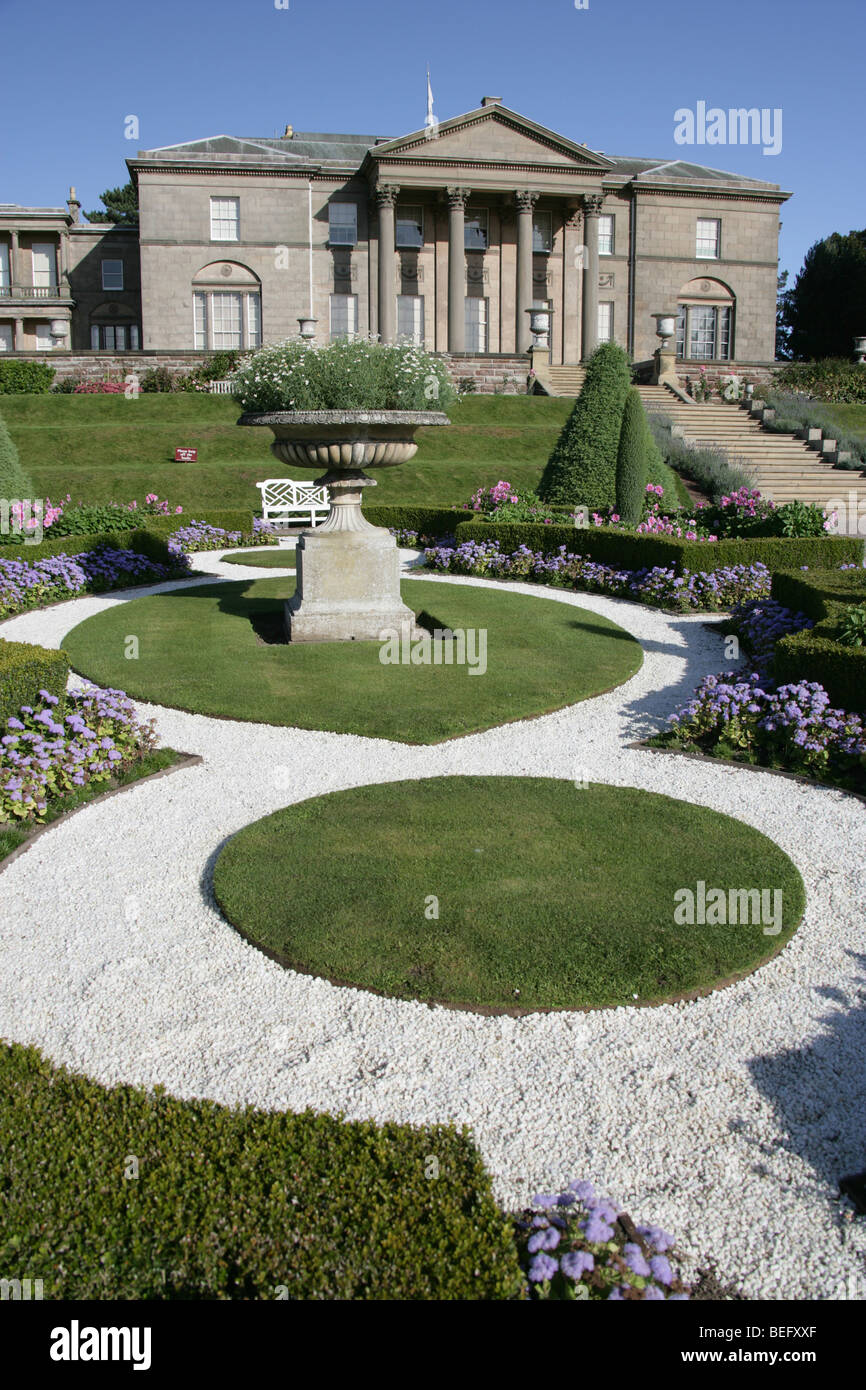 Finca de Tatton Park, Inglaterra. El siglo XVIII Samuel Wyatt diseñado