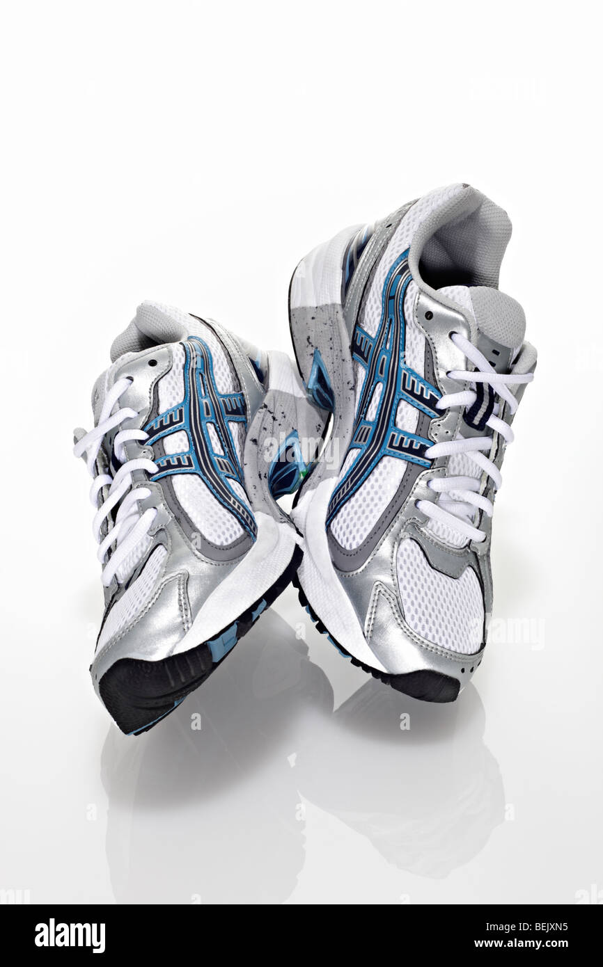 Un par de zapatos para correr Foto de stock