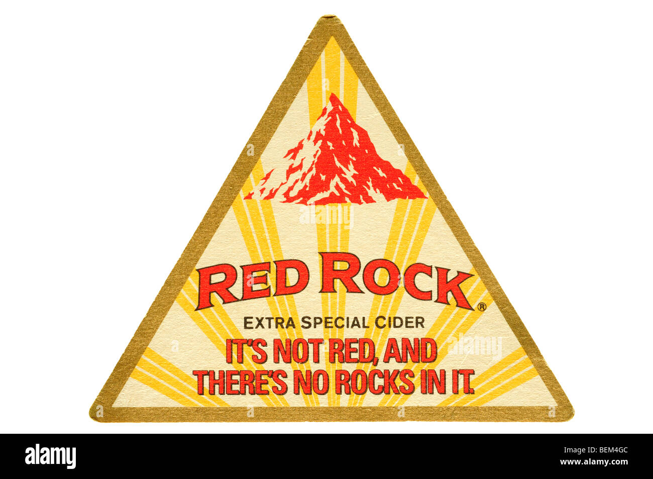 Red Rock extra especial sidra no es rojo y no hay rocas en ella Foto de stock