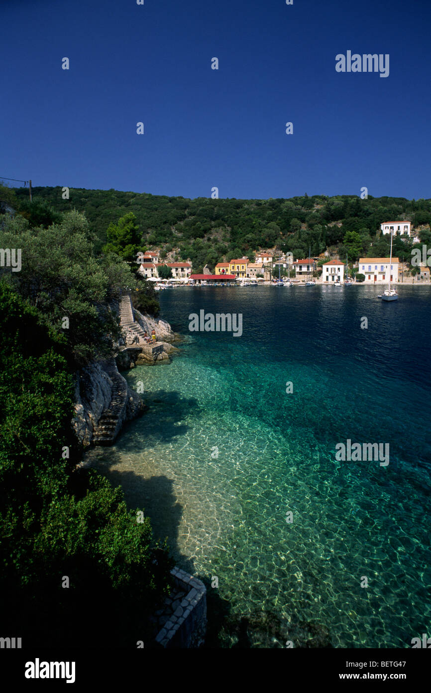 En Grecia, las islas jónicas, Ithaca, kioni Foto de stock