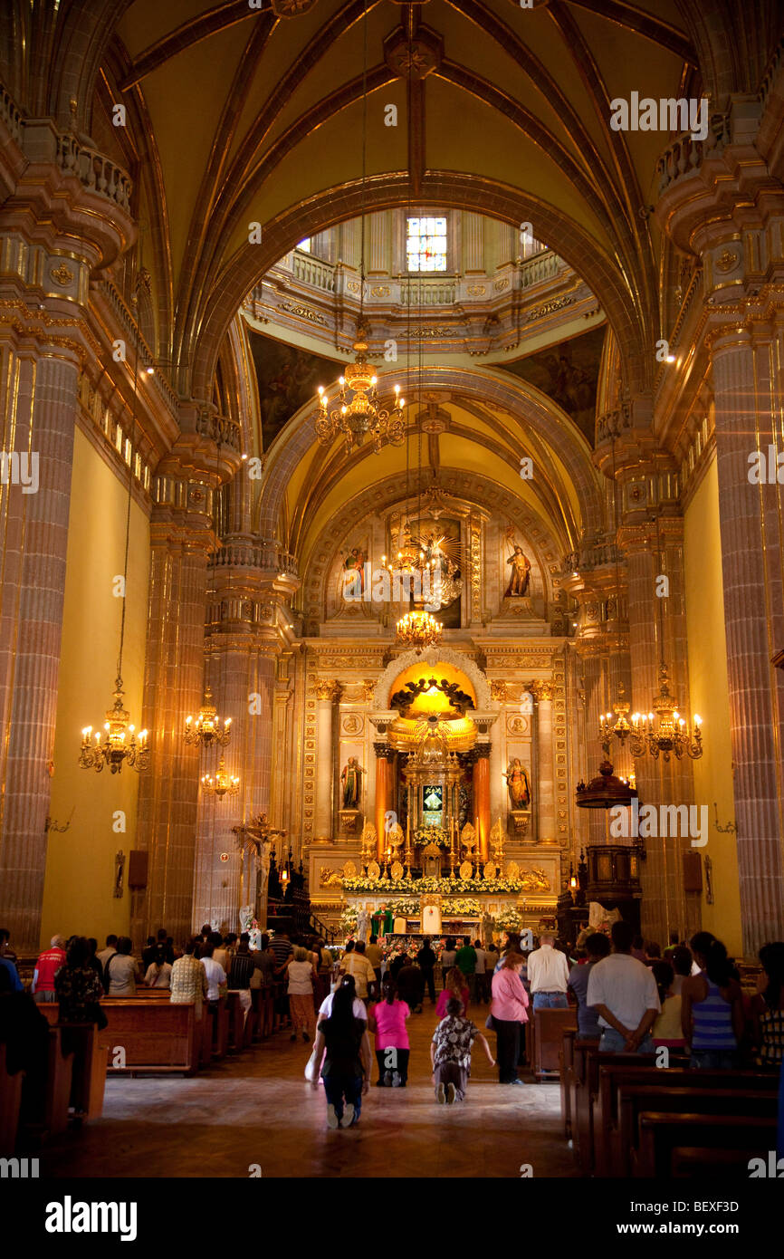 Nuestra Señora de San Juan de los Lagos, la Iglesia de 1732, Jalisco, México Fotografía de stock Nuestra Señora de San Juan de los Lagos, la Iglesia de 1732, Jalisco, México Fotografía de stock