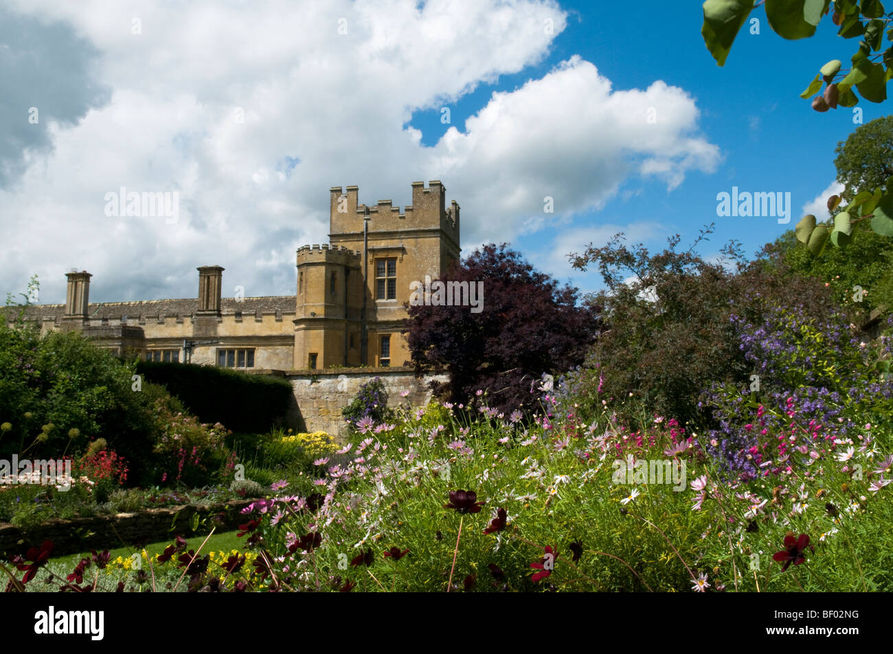 El jardín secreto, de Sudeley Castle, Winchcombe, Gloucestershire Foto de stock