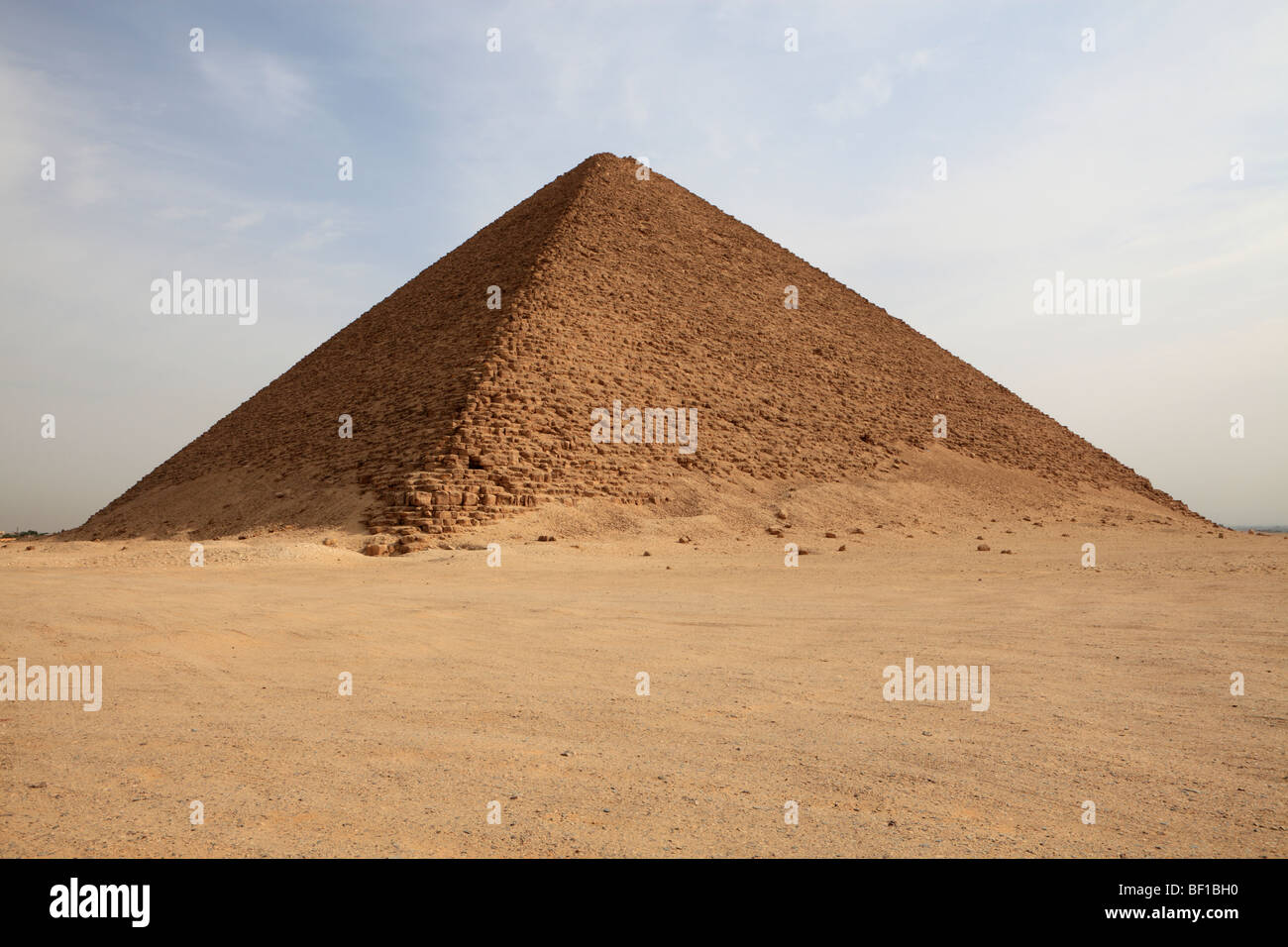 Al norte de la pirámide - Snefuru Dashur, Egipto Foto de stock