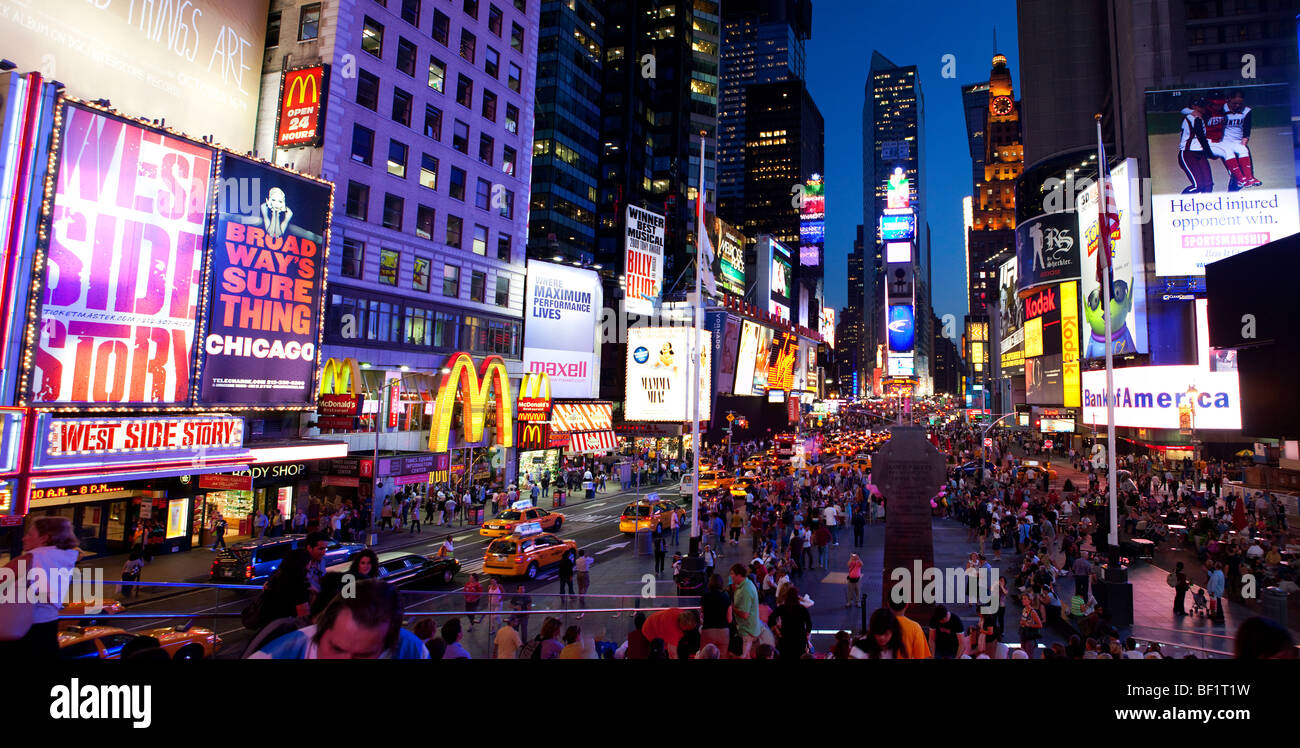 Times Square, Nueva York Foto de stock