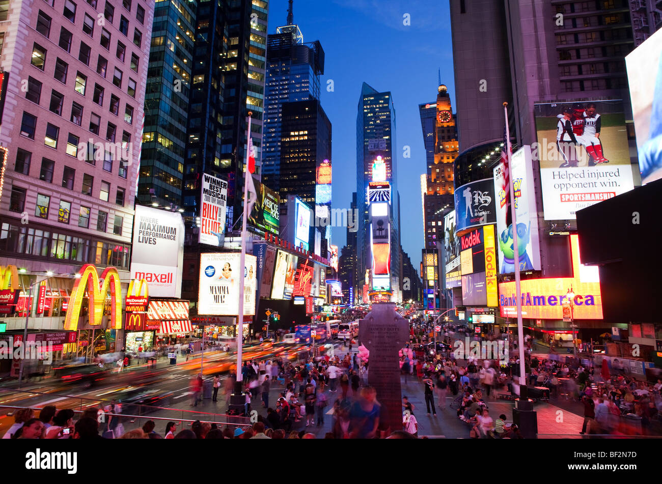 Times Square, Nueva York Foto de stock