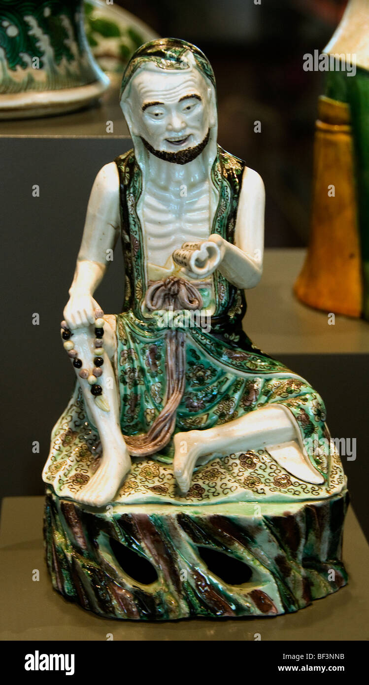 Figura 1700 Kangxi porcelana China chino Foto de stock