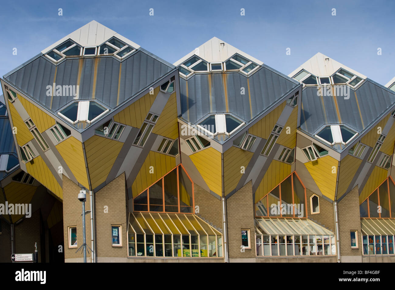 Blaakse Bos, cubo de la vivienda, Rotterdam, Holanda Meridional, Holanda, Países Bajos, Europa Foto de stock