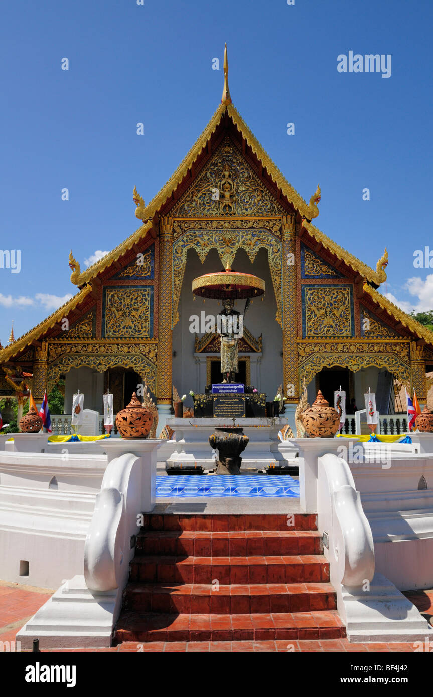 Tailandia; Chiang Mai, el Wat Phra Sing Foto de stock