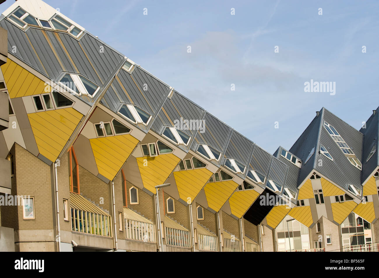 Blaakse Bos, cubo de la vivienda, Rotterdam, Holanda Meridional, Holanda, Países Bajos, Europa Foto de stock