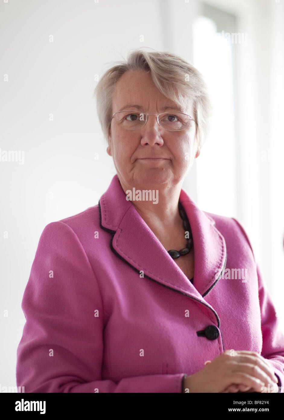 Annette Schavan, CDU, Ministra Federal de Educación de Alemania, Foto de stock