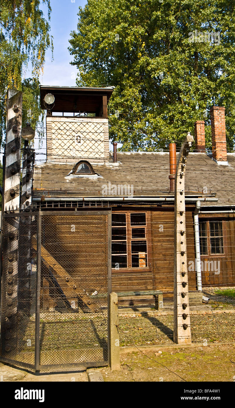 El campo de exterminio nazi de Auschwitz Fotografía de stock Alamy