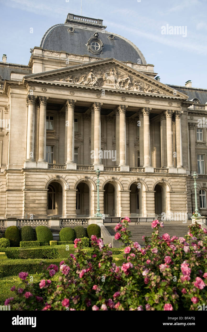 El Palais Royal Palace, Bruselas, Bélgica Foto de stock
